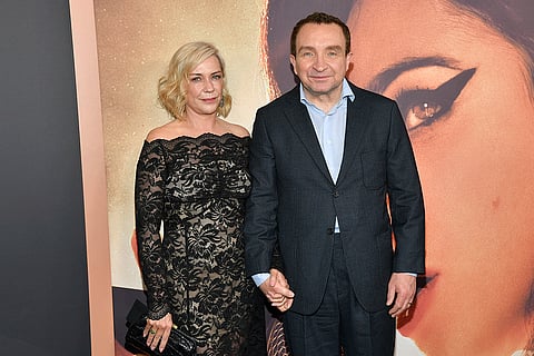 Janine Schneider-Marsan And Eddie Marsan